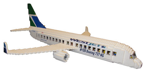 WestJet #100 Boeing 737 NG