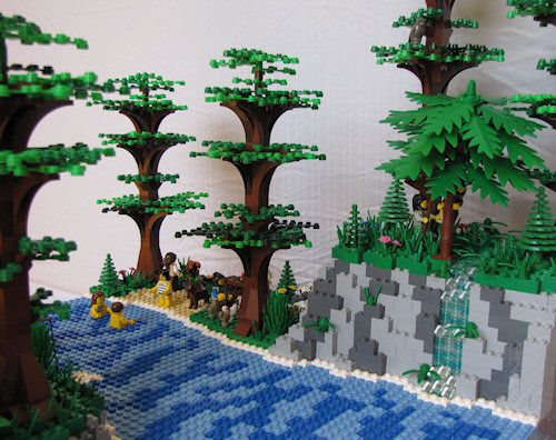 LEGO Waterfall
